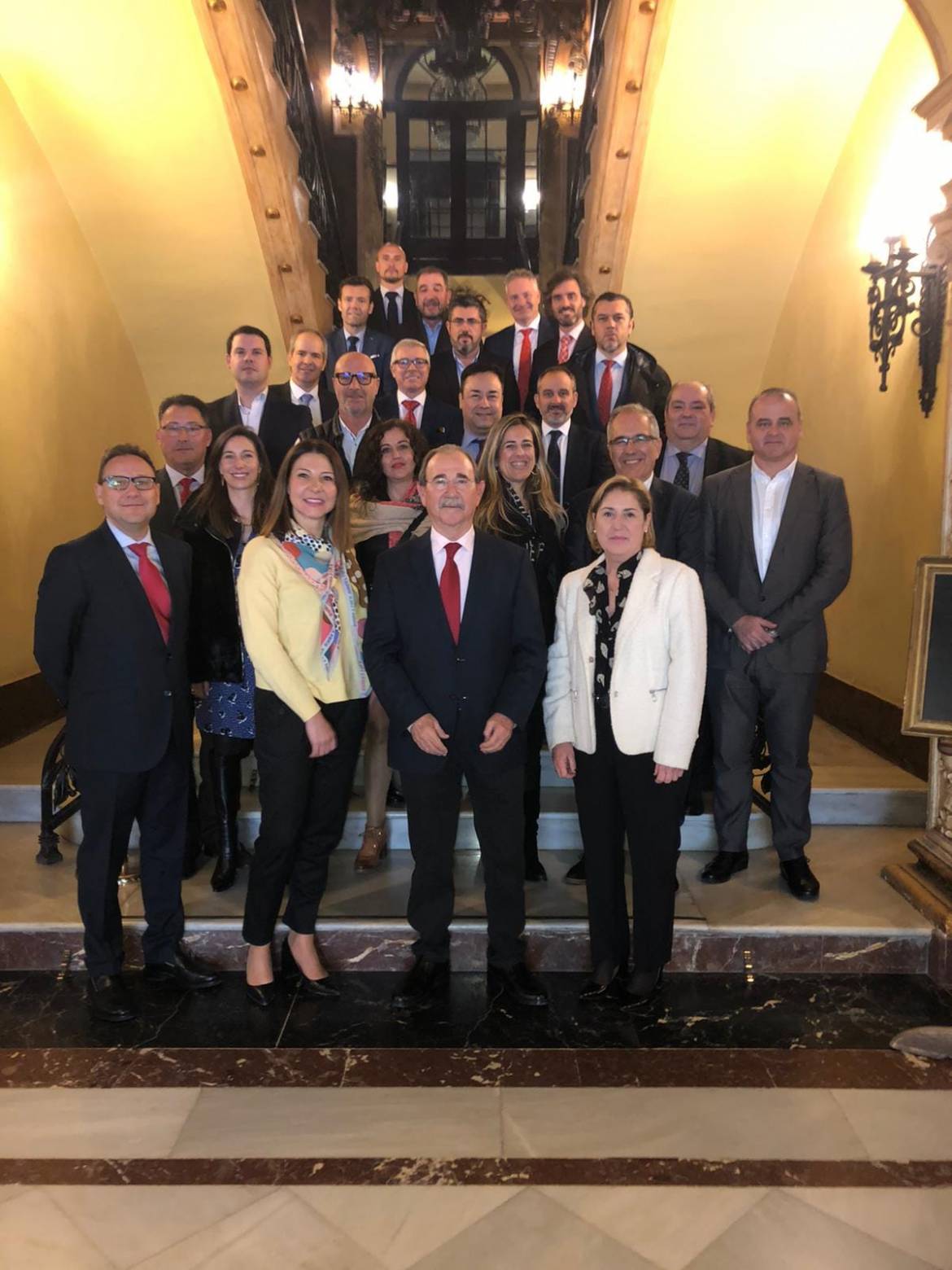 El Colegio Profesional de Mediadores de Seguros de Castellón, con las compañías de Seguros.