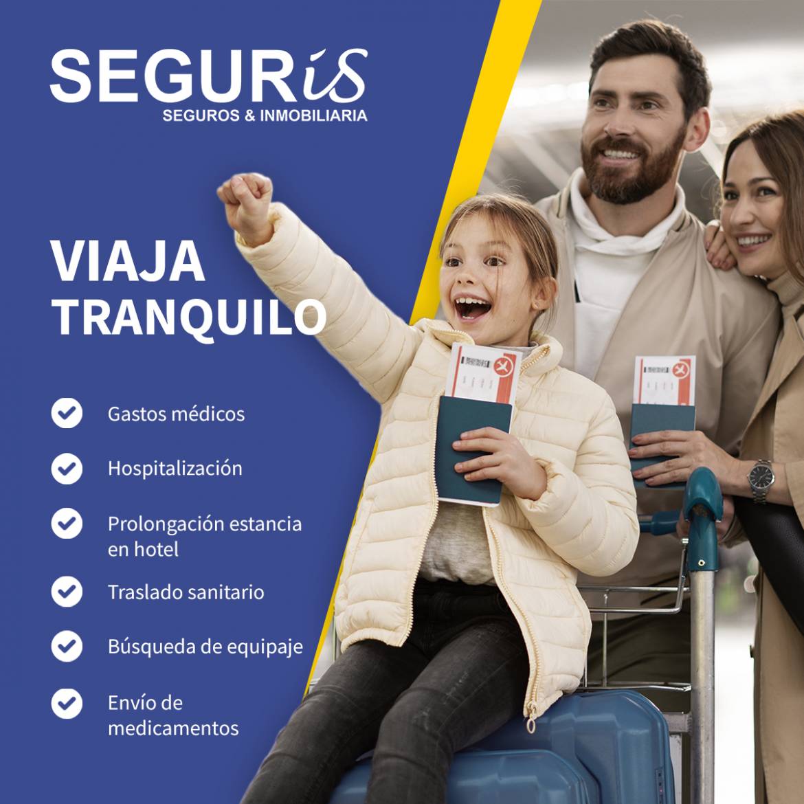 El seguro de viaje, imprescindible para los españoles.
